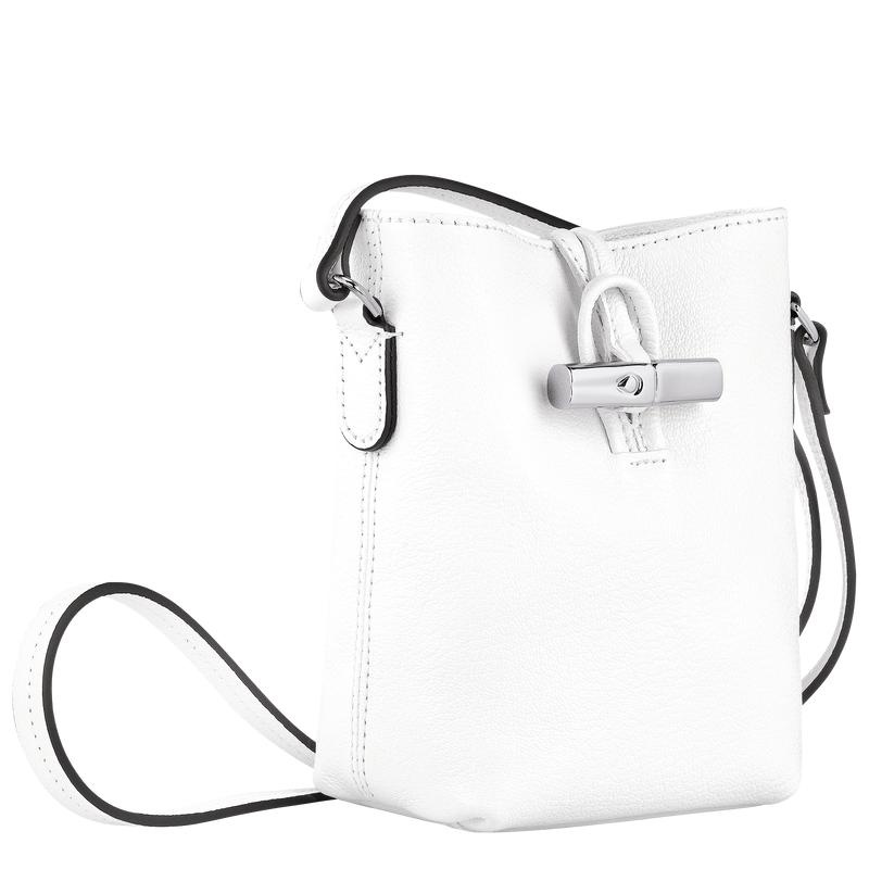 White Women's Longchamp Roseau XS Crossbody Bags | LAQXC-9824