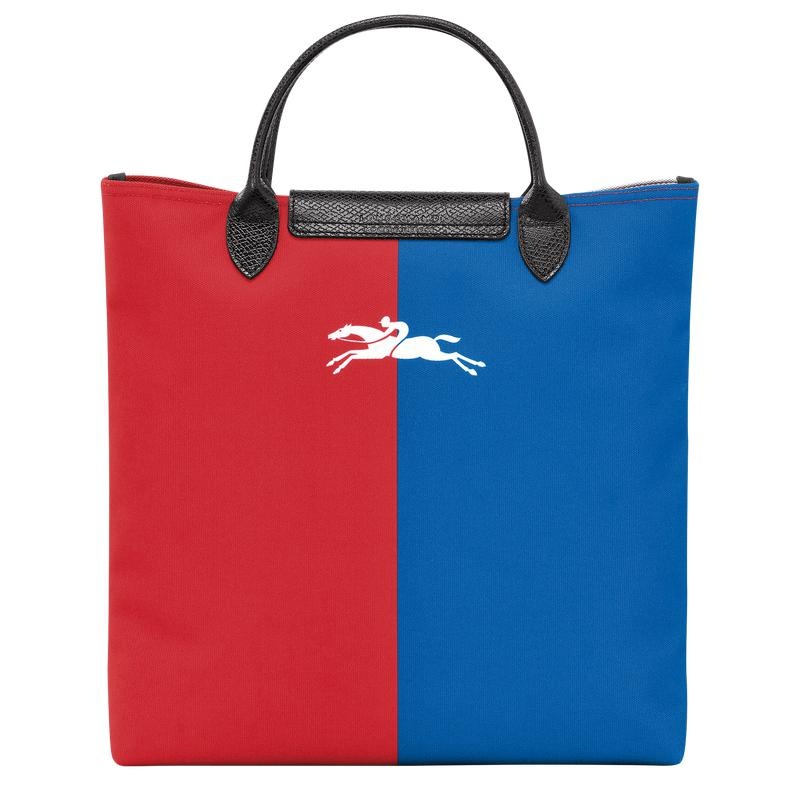 White Women's Longchamp x Robert Indiana L Handbags | RHFLP-4673