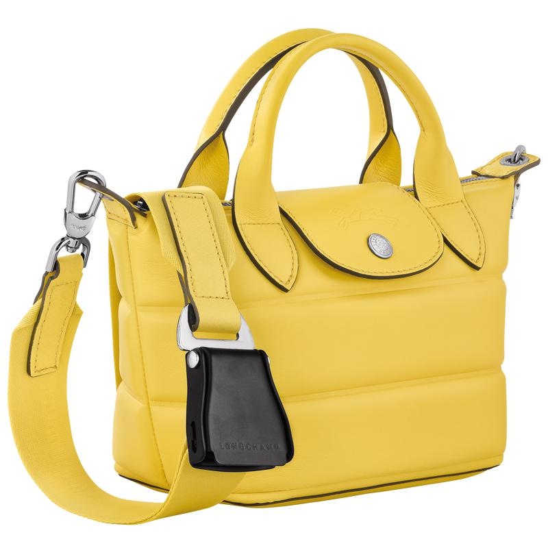 Yellow Women's Longchamp Le Pliage Xtra XS Handbags | IDJSP-5693